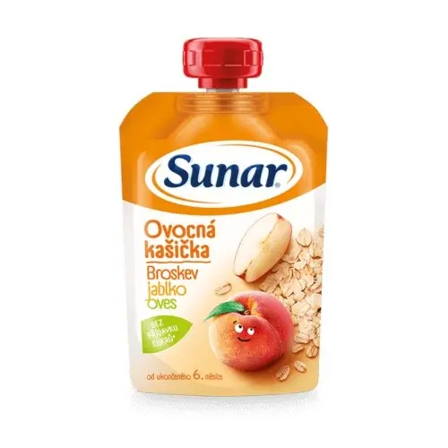 13533-sunar ovocna kasicka broskev, jablko, ovesne vlocky 120g 13533-sunar ovocna kasicka broskev, jablko, ovesne vlocky 120g